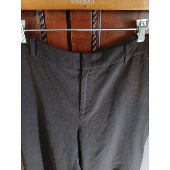 Lauren Ralph Lauren Women's Size 6 Lightweight Wool Trousers Flare Leg Brown - Picture 2 of 13